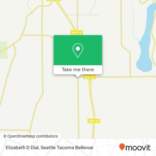 Elizabeth D Dial map
