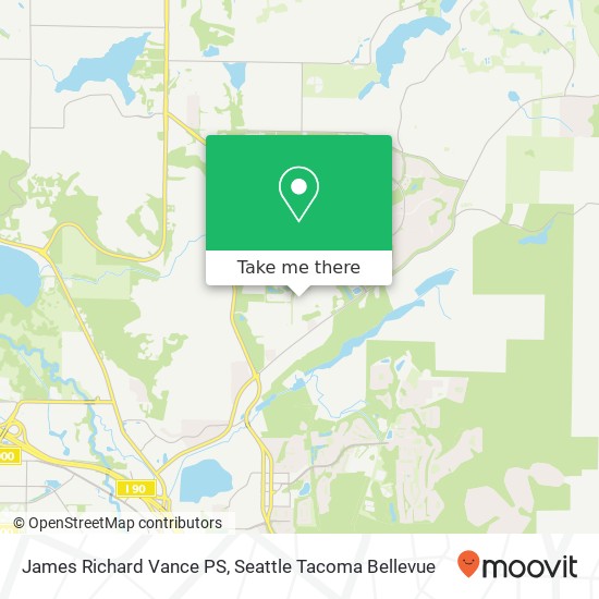 James Richard Vance PS map