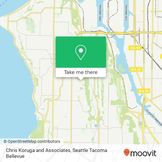 Chris Koruga and Associates map