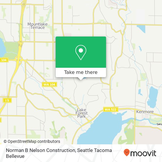 Norman B Nelson Construction map