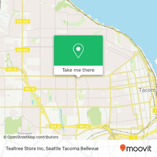 Mapa de Tealtree Store Inc
