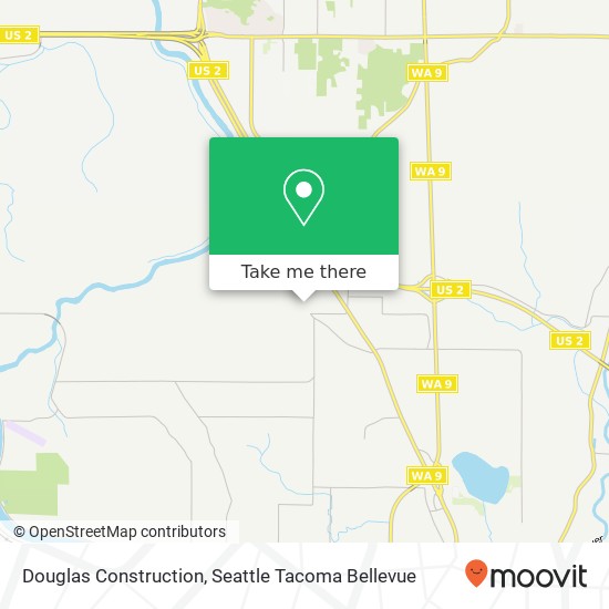Douglas Construction map