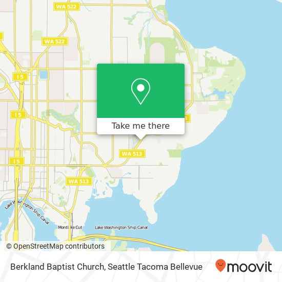 Berkland Baptist Church map