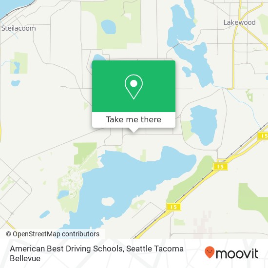 American Best Driving Schools map