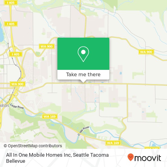 Mapa de All In One Mobile Homes Inc