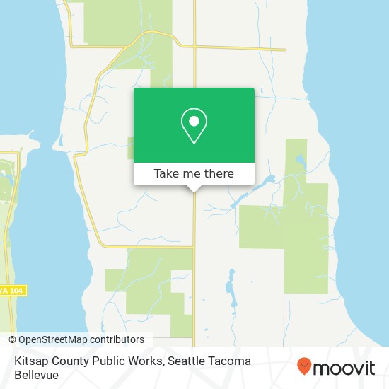 Mapa de Kitsap County Public Works