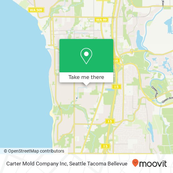 Mapa de Carter Mold Company Inc