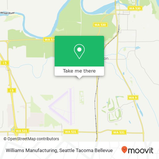 Williams Manufacturing map