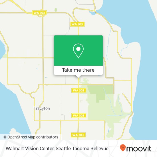Mapa de Walmart Vision Center