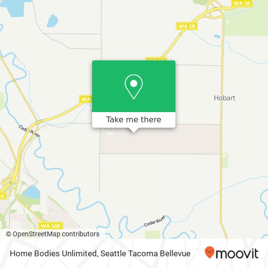 Home Bodies Unlimited map