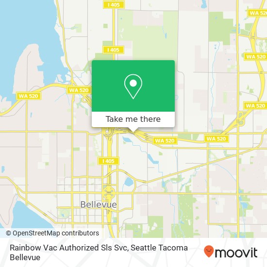 Mapa de Rainbow Vac Authorized Sls Svc