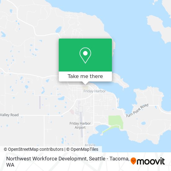 Mapa de Northwest Workforce Developmnt