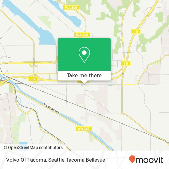 Volvo Of Tacoma map
