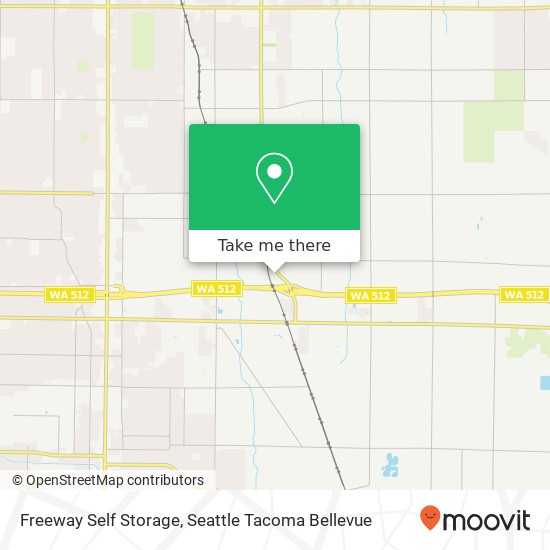 Mapa de Freeway Self Storage