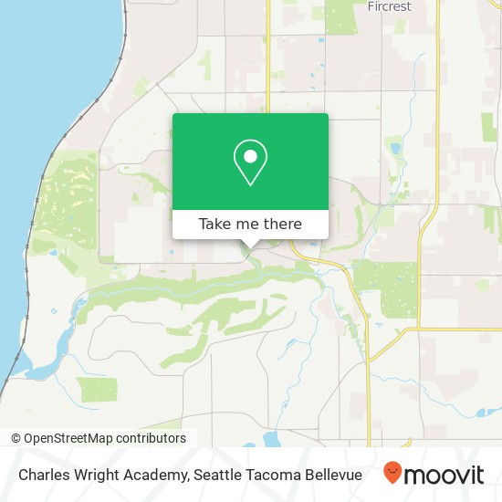 Charles Wright Academy map