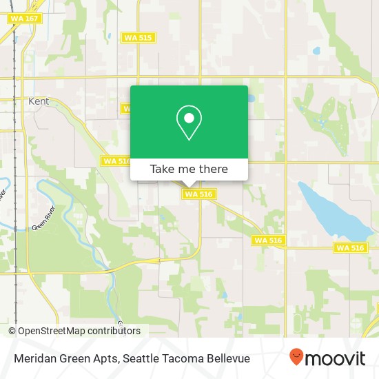 Meridan Green Apts map