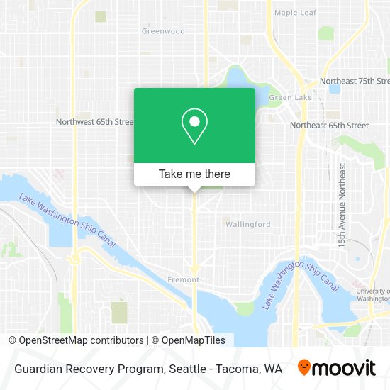 Guardian Recovery Program map