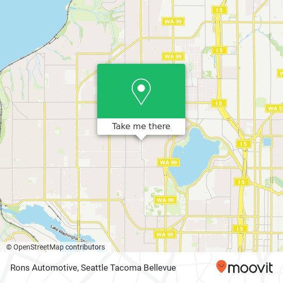 Mapa de Rons Automotive