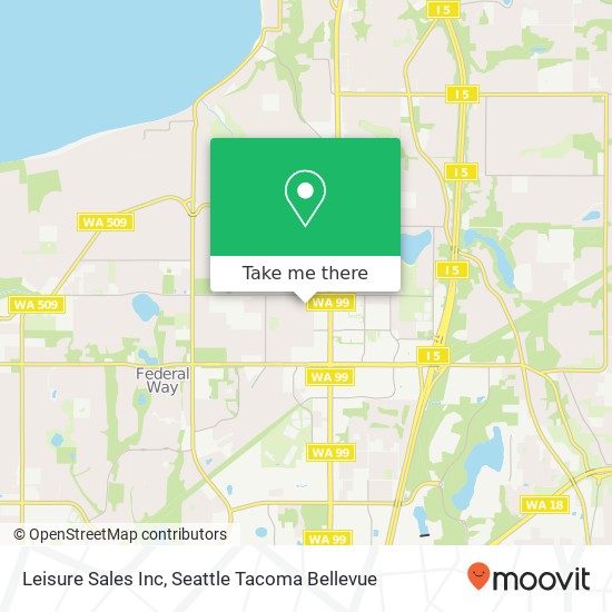 Leisure Sales Inc map