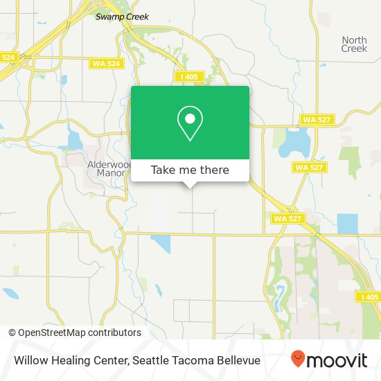 Mapa de Willow Healing Center