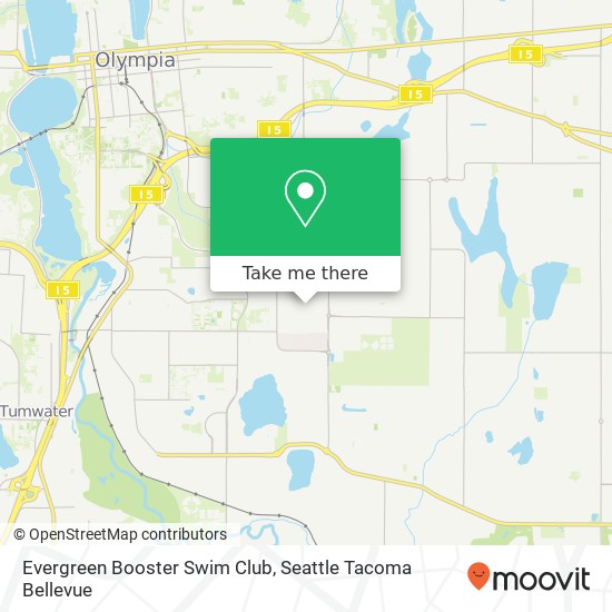 Mapa de Evergreen Booster Swim Club