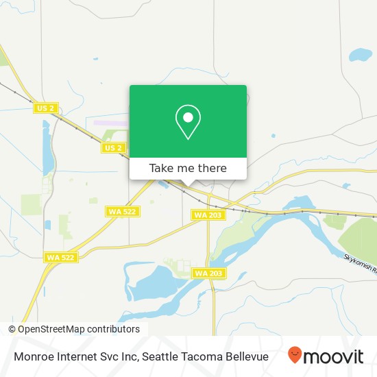 Monroe Internet Svc Inc map