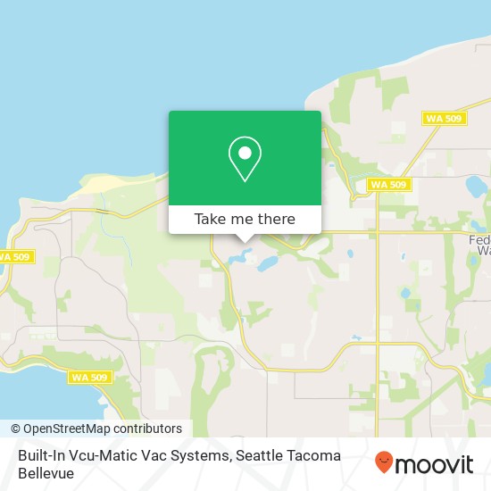 Built-In Vcu-Matic Vac Systems map