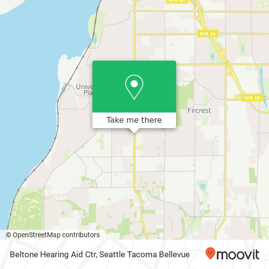 Beltone Hearing Aid Ctr map