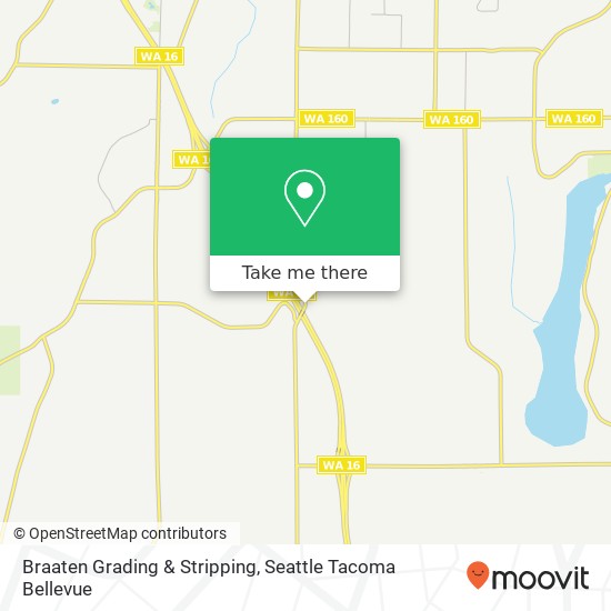 Braaten Grading & Stripping map