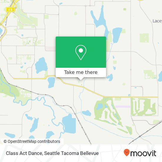 Class Act Dance map