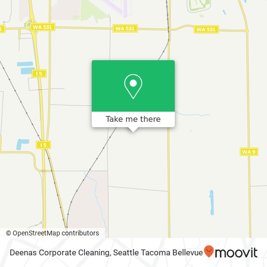 Deenas Corporate Cleaning map