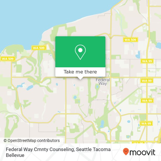 Mapa de Federal Way Cmnty Counseling