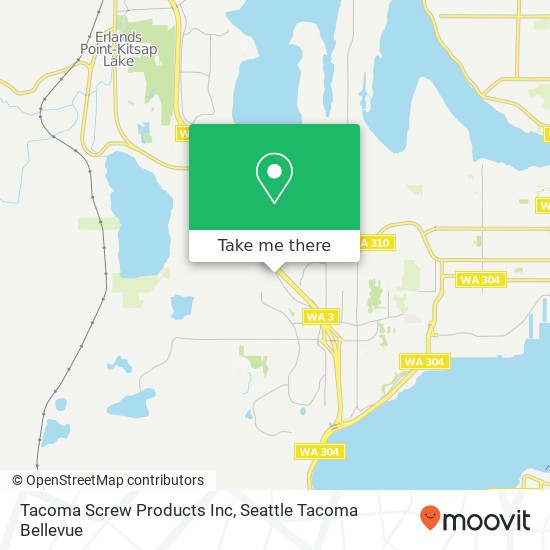 Mapa de Tacoma Screw Products Inc