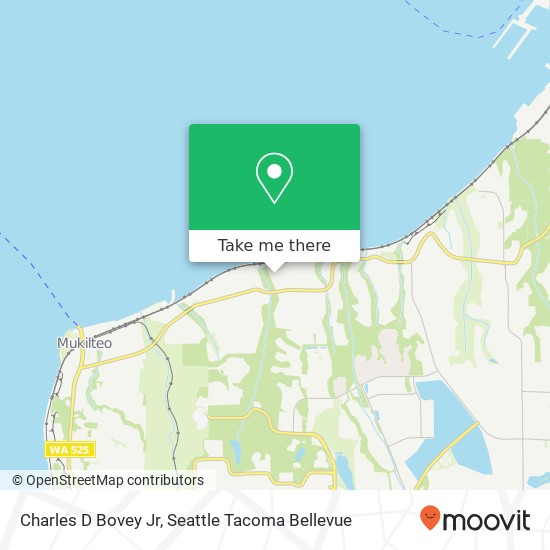 Charles D Bovey Jr map
