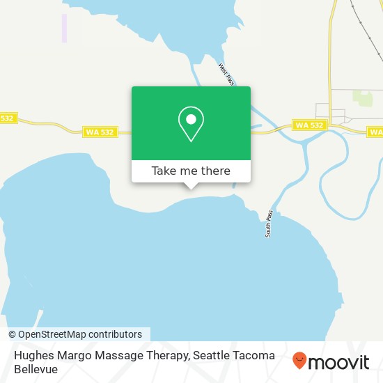 Hughes Margo Massage Therapy map