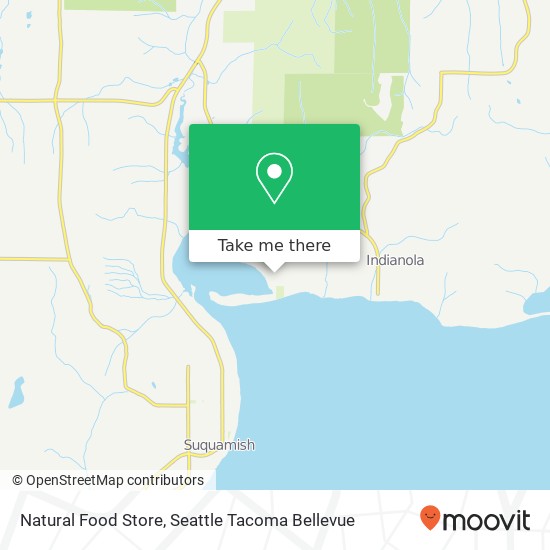 Mapa de Natural Food Store