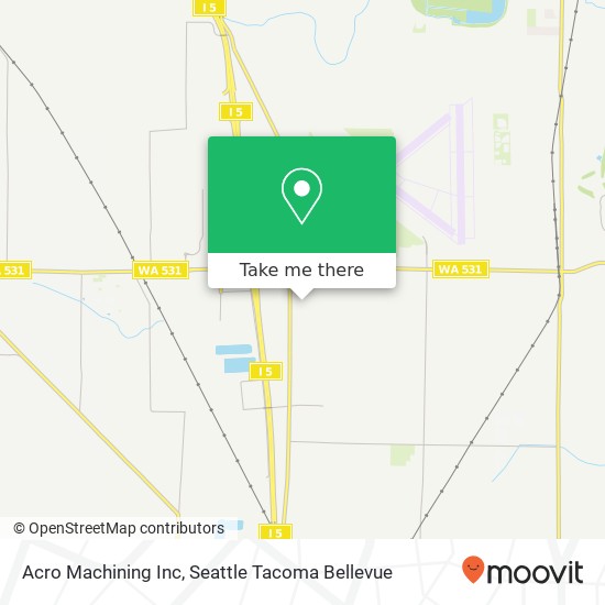 Acro Machining Inc map