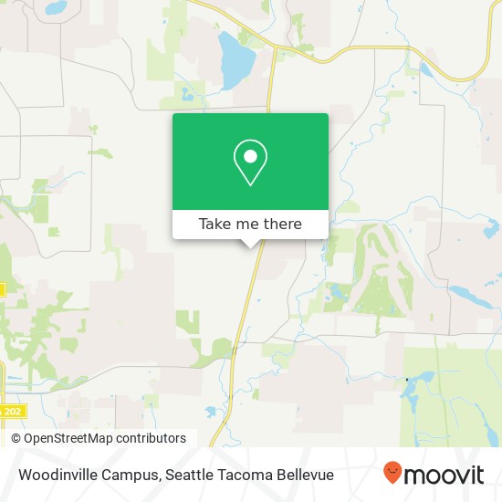 Mapa de Woodinville Campus