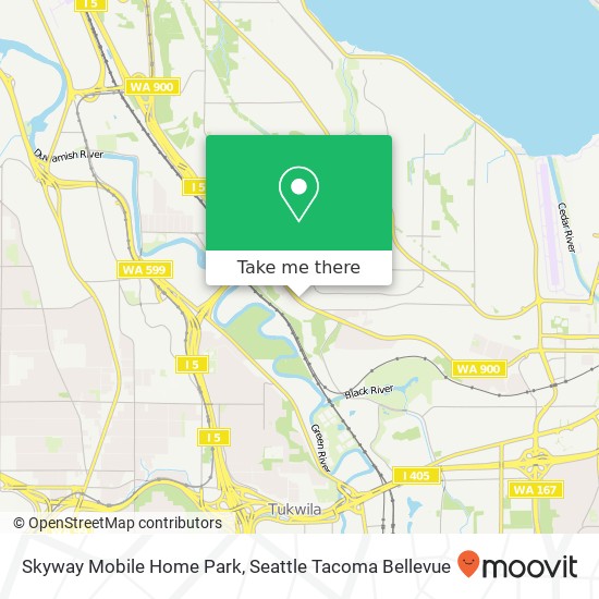 Skyway Mobile Home Park map