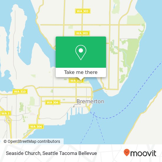 Mapa de Seaside Church