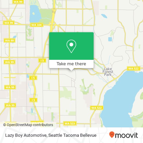 Lazy Boy Automotive map