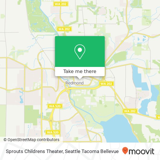 Mapa de Sprouts Childrens Theater