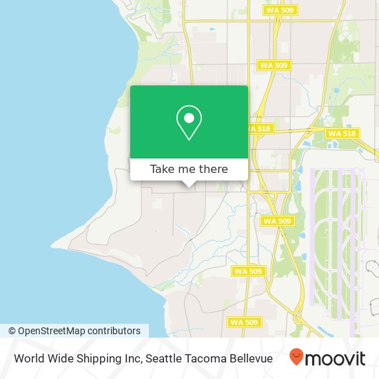 World Wide Shipping Inc map