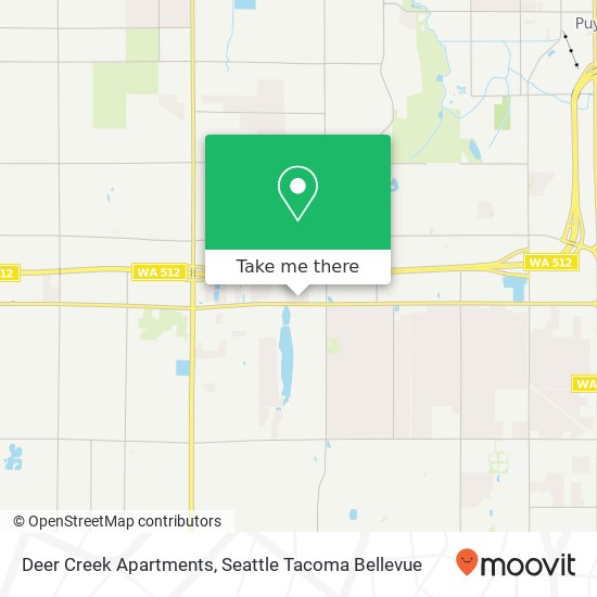 Mapa de Deer Creek Apartments