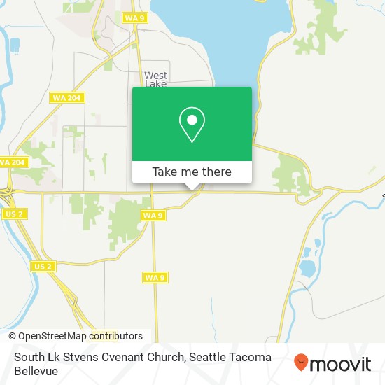 South Lk Stvens Cvenant Church map