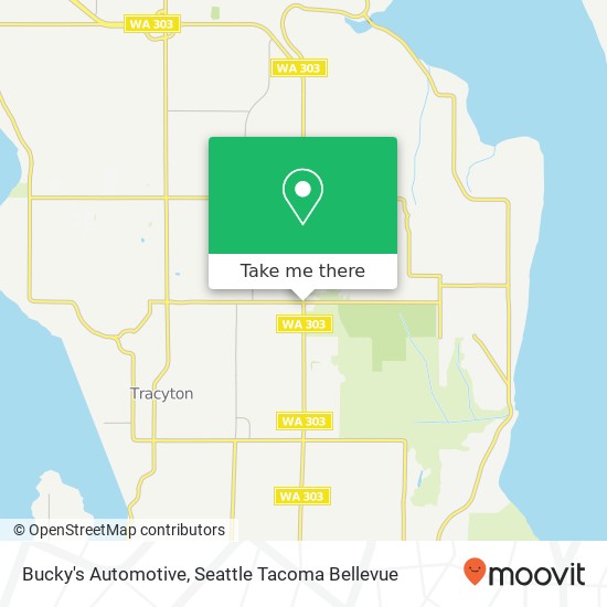 Mapa de Bucky's Automotive