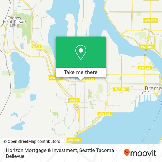 Horizon Mortgage & Investment map