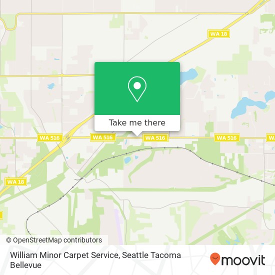 William Minor Carpet Service map
