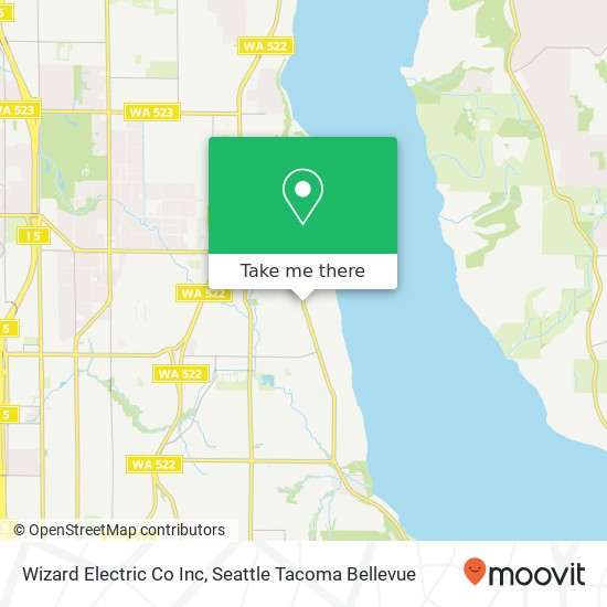 Wizard Electric Co Inc map