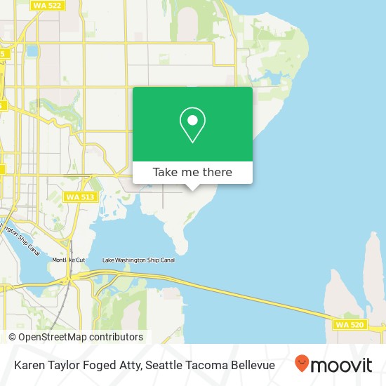 Karen Taylor Foged Atty map